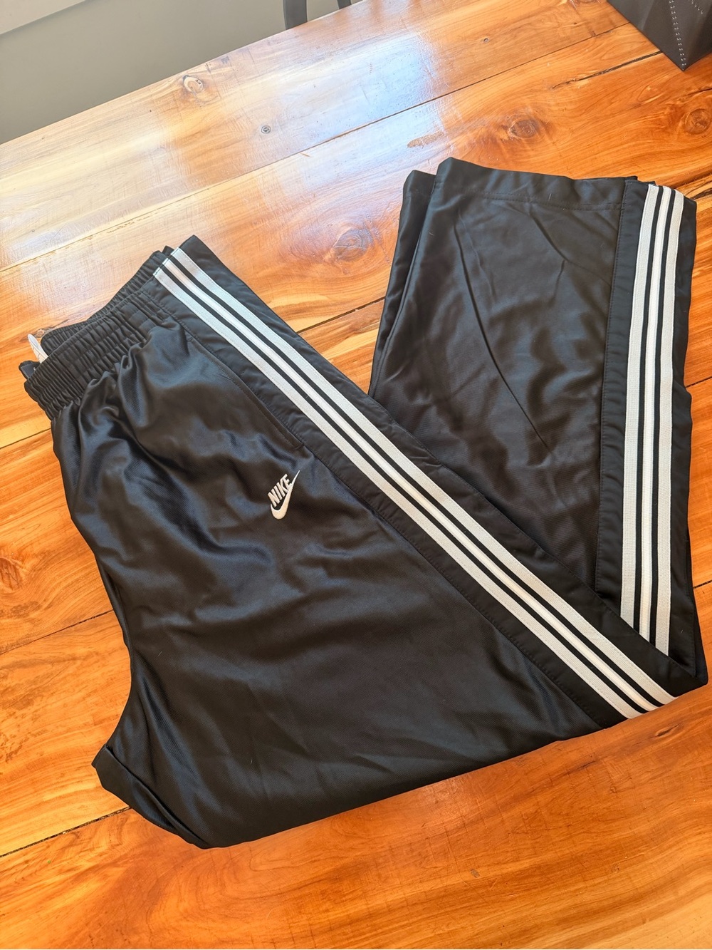 Nike Y2K Breakaway Pants, Size Large, Like New, Vintage Basketball Pants 🖤🤍